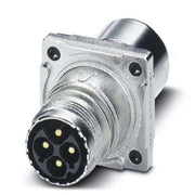 Phoenix Contact - Rundsteckverbinder, feldkonfektionierbar (Industriesteckverbinder) Wanddurchführung ST-3EP1N8ACK04S