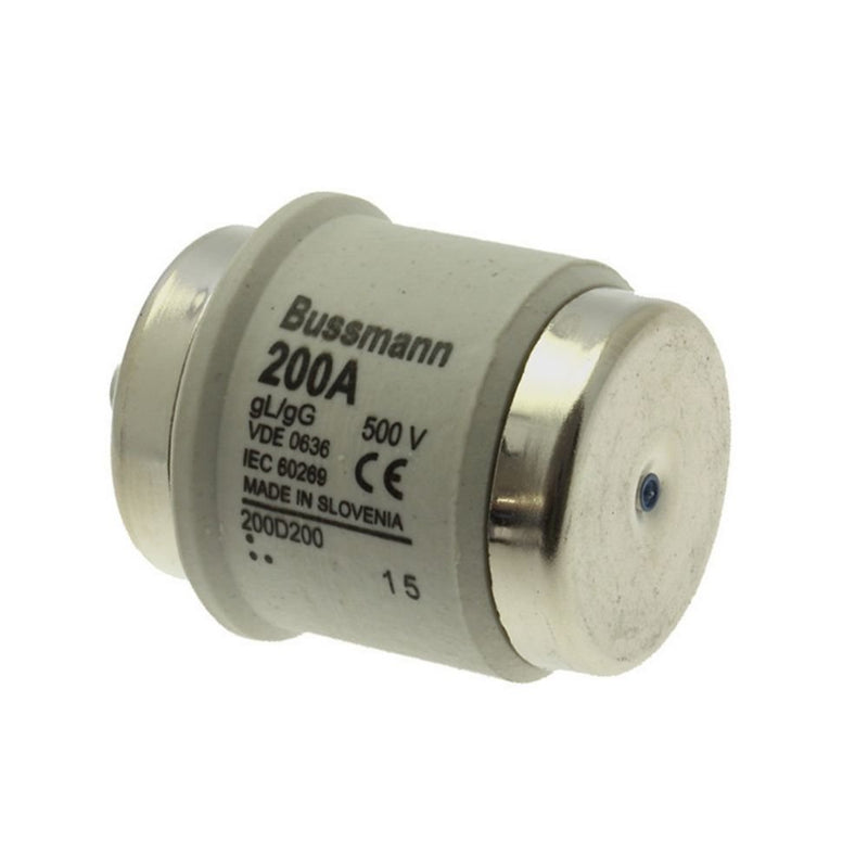 Eaton - D-Sicherungseinsatz Sicherungseinsatz Nieders. FUSE 200 D#200D200 200A AC 500V 50kA − 10 Stück