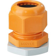Hensel - Kabelverschraubung Anbau-Kabelstutzen AKMF 32 IP 66, M 32, orange − 20 Stück