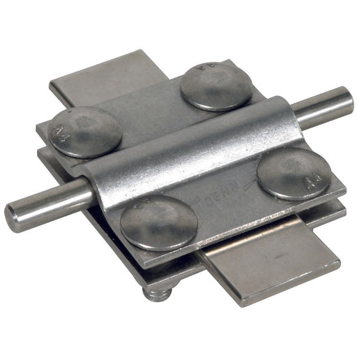 DEHN - Verbinder für Blitzschutz Kreuzstück KS8.10FL30 FRSM8 V4A f. Rd 8-10/Fl 30mm