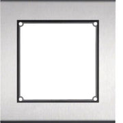 Elcom - Türstation für Türkommunikation Aufputzrahmen edelstahl FMO-1/1EM 1 Modul schraubenlos