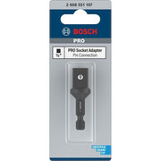 Bosch - Verlängerung für Steckschlüssel-Einsätze, Steckschlüssel, Knarren PRO Socket Adapter mit 2608551107 Stiftverbindung 1/2