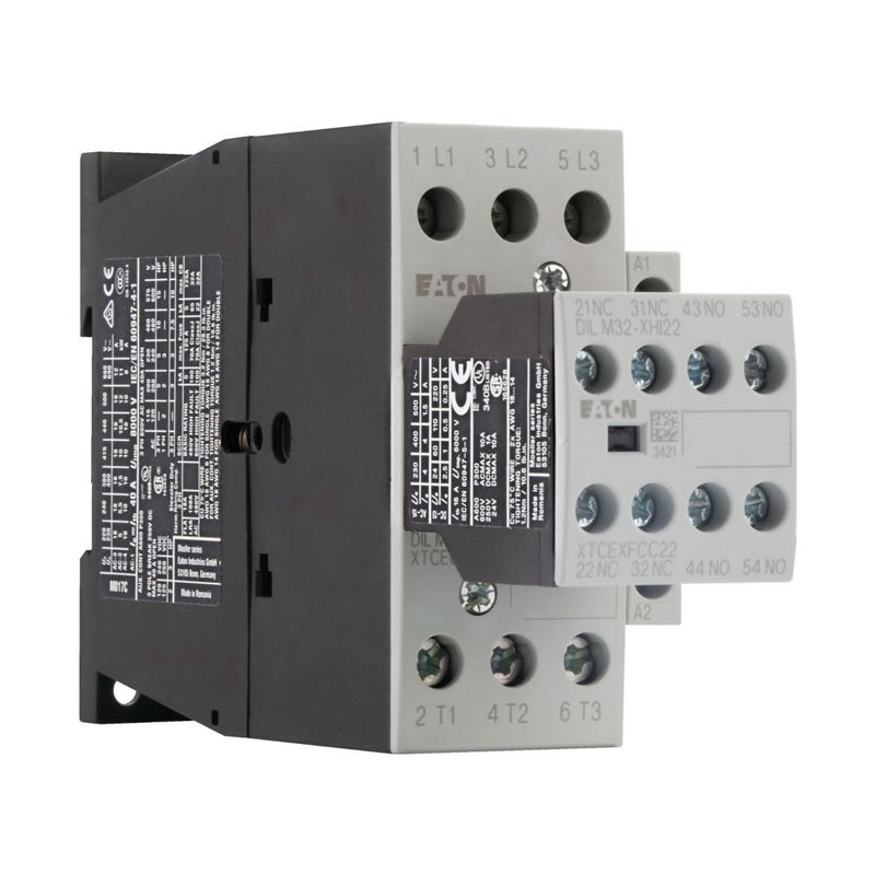 Eaton - Leistungsschütz zum Schalten von Wechselstrom Leistungsschütz DILM17-32(230V50/60H 3S2Ö 7,5kW/400V,AC