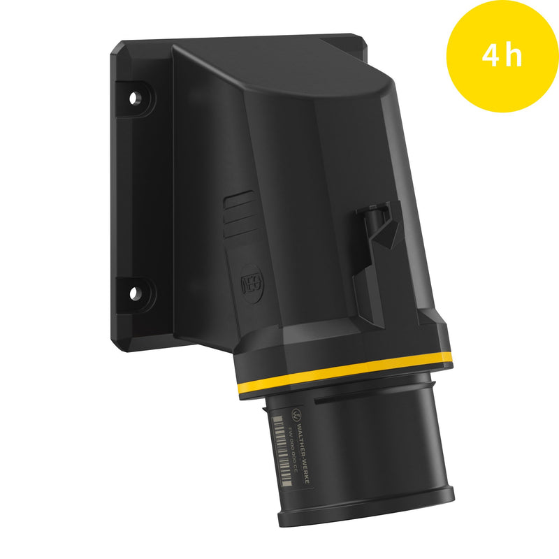 Walther Werke - CEE-Gerätestecker (IEC 60309) CEE NEO Anbaugerätestecker FW731504CC schräg 32A 5P 4h