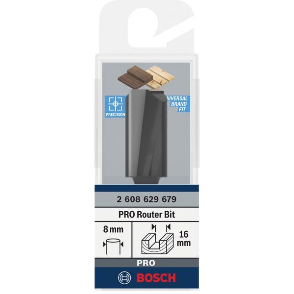 Bosch - Fräser PRO Nutfräser, 2608629679 zweischneidig 16 x L