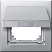 Merten - Abdeckrahmen Schutzabdeckung alu/gl 478060 IP44