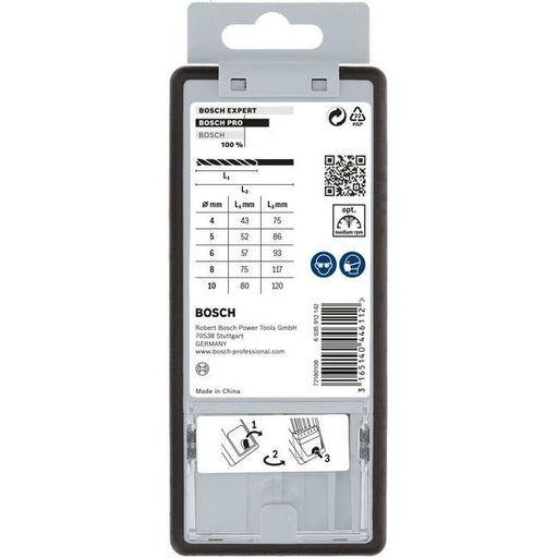 Bosch - Bohrer-Set PRO Wood Holzspiralbohrer 2607010527 Set. 5-tlg
