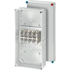 Hensel - Dose, Gehäuse für Montage auf der Wand/Decke Kabelabzweigkasten K 2404 − 1 Stück by Hensel
