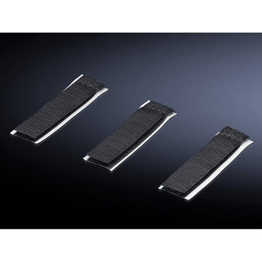 Rittal - Montagezubehör (Schaltschrank) Klett-Kabelhalter DK 7111.350 BxL:70x16mm,selbstkl − 10 Packung