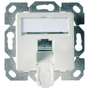 Telegärtner - Kommunikationsanschlussdose Kupfer AMJ45 8 Up/50 Cat.6A 100022959 alpinweiss − 1 Stück
