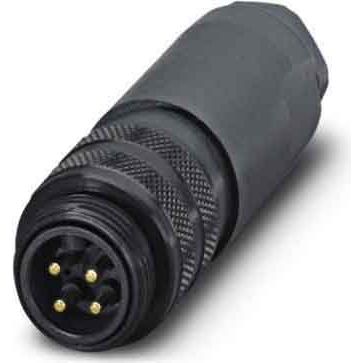 Phoenix Contact - Rundsteckverbinder, feldkonfektionierbar (Industriesteckverbinder) Sensor-/Aktor-Stecker SACC-MINMS-4CON-PG13 − 1 Stück