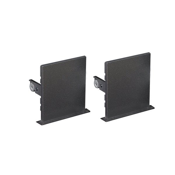 LTS Licht&Leuchten - Mechanisches Zubehör/Ersatzteile für Leuchten Enddeckel LK-Z 070.002 sw VE2 schwarz (2Stück)