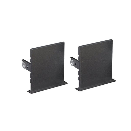 LTS Licht&Leuchten - Mechanisches Zubehör/Ersatzteile für Leuchten Enddeckel LK-Z 070.002 sw VE2 schwarz (2Stück)