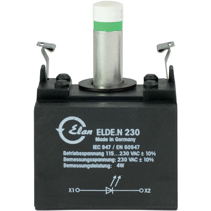 Schmersal - Lampenfassungsblock für Befehls- und Meldegeräte LED-Leuchtelement ELDE.NGN230 grün  − 1 Stück
