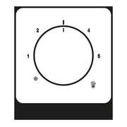 Jung - Abdeckung/Bedienelement für Installationsschalterprogramme Abdeckung CD 1749 BF für Raumtemp.Regler − 1 Stück