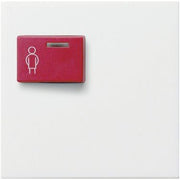 Gira - Zentralelement Klinikinstallation Abdeckung f. Rufmodul 022627 Tast. rw mt