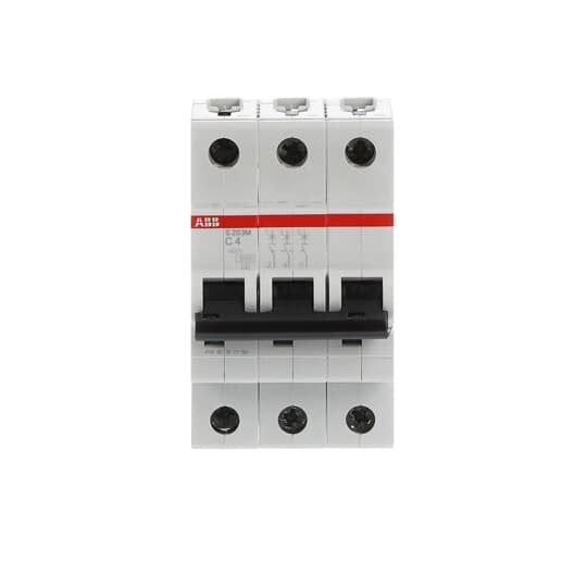 ABB Stotz S&J - Leitungsschutzschalter Sicherungsautomat S203M-C4 10kA 4A C 3p