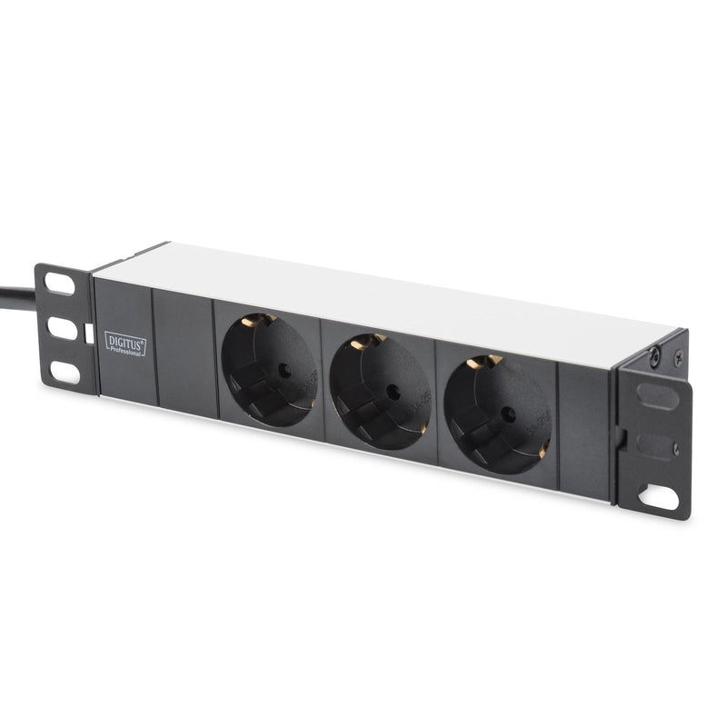 DIGITUS - Netzwerk-/Serverschrank Wandschrank-Set DN-10-SET-2 incl. Panel+Switch
