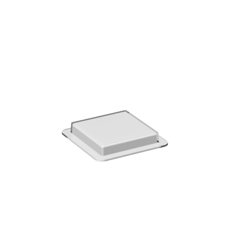 RZB - Lichttechnisches Zubehör/Ersatzteile für Leuchten Abdeckung Quadrat 981210.002 232,5x232,5x35mm