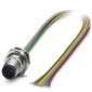 Phoenix Contact - Rundsteckverbinder, feldkonfektionierbar (Industriesteckverbinder) Einbausteckverbinder SACC-DSI-M12#1419700