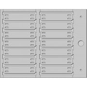 Cembre - Kennzeichnungsmaterial 64182-SBS MG-ETF 13X57MM G 64182-SBS RAU − 700 Stück