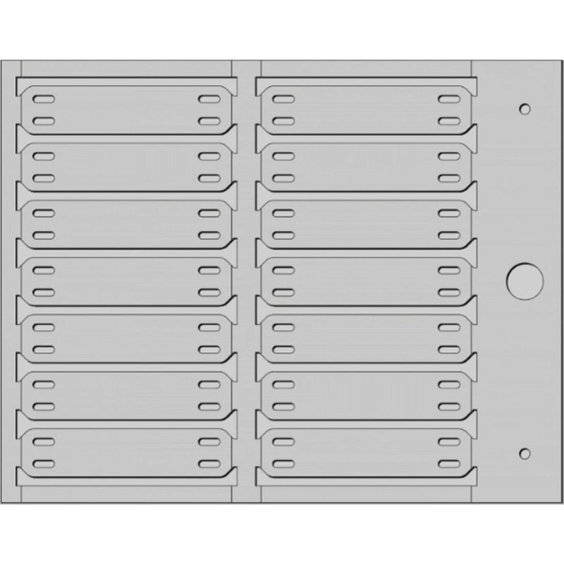 Cembre - Kennzeichnungsmaterial 64182-SBS MG-ETF 13X57MM G 64182-SBS RAU − 700 Stück