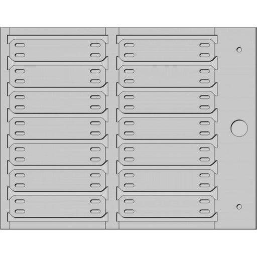 Cembre - Kennzeichnungsmaterial 64182-SBS MG-ETF 13X57MM G 64182-SBS RAU − 700 Stück