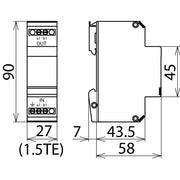 DEHN - Überspannungsableiter für Informations-/MSR-Technik ÜS-Ableiter Blitzductor VT BVT TC 1