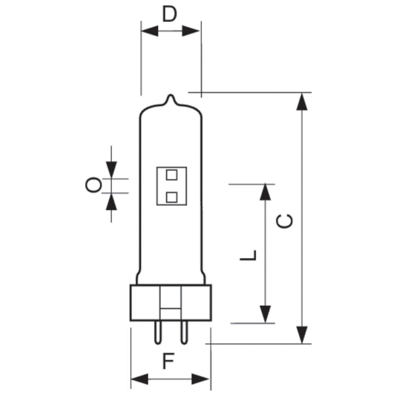 Philips Lighting - Studio-, Projektions- und Fotolampe Speziallampe MSR 575/2 10H 6990K
