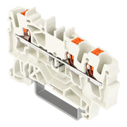 WAGO - Durchgangs-Reihenklemme 3L-Durchgangsklemme 2202-1309 2,5 qmm, lichtgr − 100 Stück