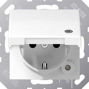 Jung - Steckdose SCHUKO-Steckdose 16 A 250V AS 1520 BFKLKO WW m.Berührungsschutz