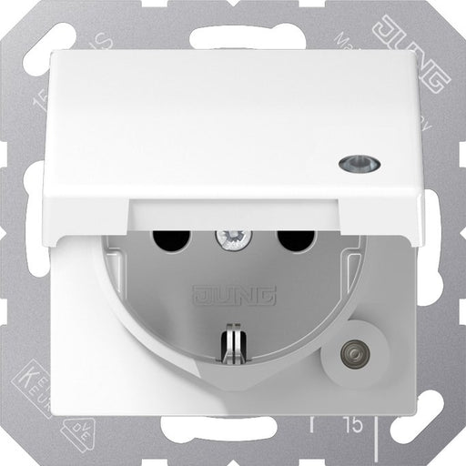 Jung - Steckdose SCHUKO-Steckdose 16 A 250V AS 1520 BFKLKO WW m.Berührungsschutz