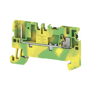 Weidmüller - Durchgangs-Reihenklemme Klemme APGTB 1.5 PE 2C/1 DL PUSH IN, 1.5 mm² − 50 Stück