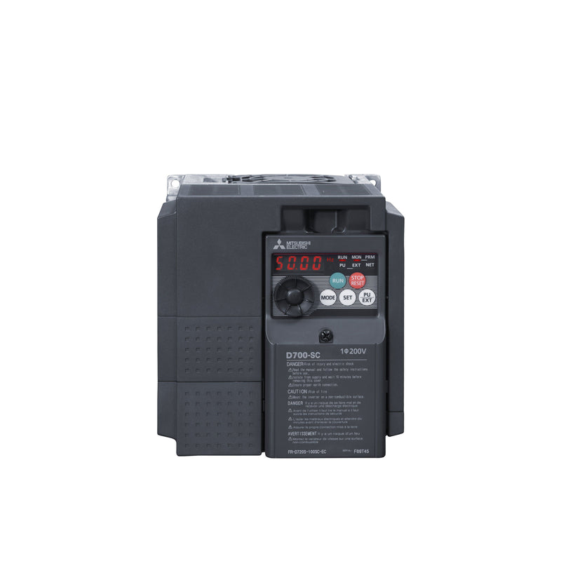 Mitsubishi Electric - Frequenzumrichter =< 1 kV Frequenzumrichter FR-D720S-100SC-EC 2,2kW 10A 200-240V − 1 Stück