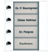 TCS Tür Control - Montageelement für Türstation Audioaußenstation 1-reihig PDT04-WS/04 Erw. 4 Tasten weiß