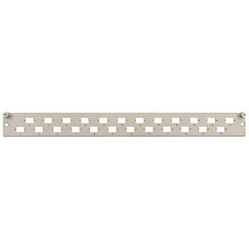 Dätwyler IT Infra - Patchpanel LWL Frontplatte f.24xLCD 417279 1HE versetzte Anrei
