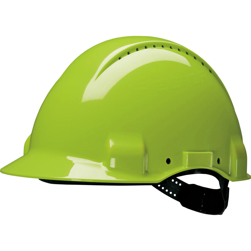 3M - Schutzhelm G3000 UV G30DUV neongrün, belüftet − 20 Stück