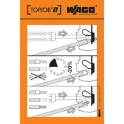 WAGO - Warn-/Hinweisschild Handhabungsaufkleber 210-400/2000-001