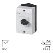 Eaton - Lastschalter Umschalter T3 32A Aufbau T3-1-8220/I2 rastend o. 0-Stell