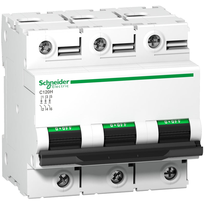 Schneider Electric - Leitungsschutzschalter A9N18469 C120H, 3P, 100A
