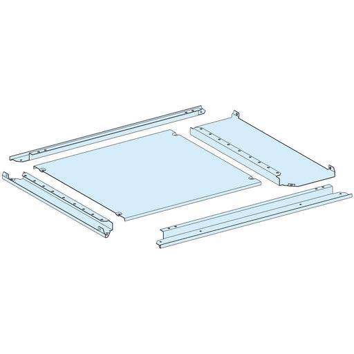 Schneider Electric - Einführungsflansch für Kleingehäuse/Schaltschrank Kabeleinführungsplatte LVS08487 BxT=650+150x400mm
