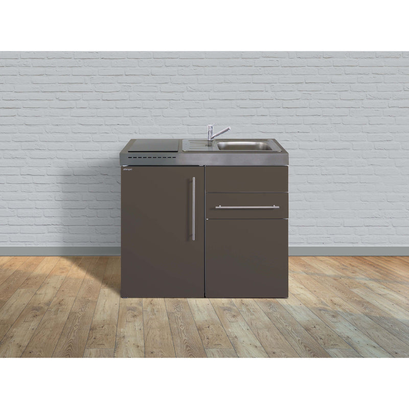 Stengel - Mini-Küche Miniküche Premiumline MPSG100SGKFliBreS Schiefergrau