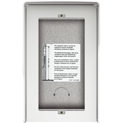 Legrand (BT) - Aufputzgehäuse für Unterputzgerät AP-Kasten 350622 Allwhite, 2 Module