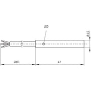 Schmersal - Induktiver Näherungsschalter IFL 2-6,5M-10P induktiv