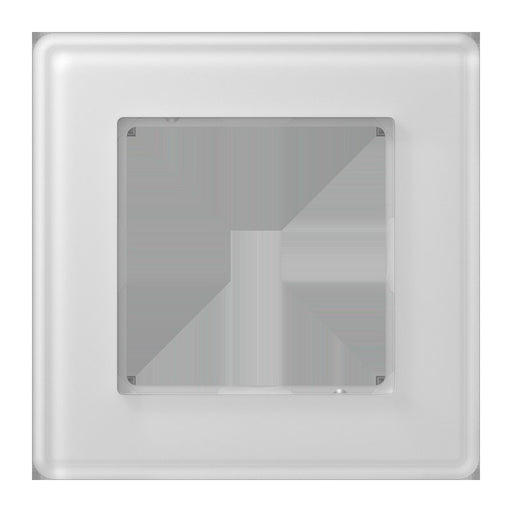 Jung - Abdeckrahmen Glasrahmen 1fach AV 581 GLM WW alpinweiß (Glas) − 1 Stück by Jung
