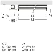Zumtobel Group - Decken - /Wandleuchte LED - Leuchte ECOOS2 SLI #42933406 940