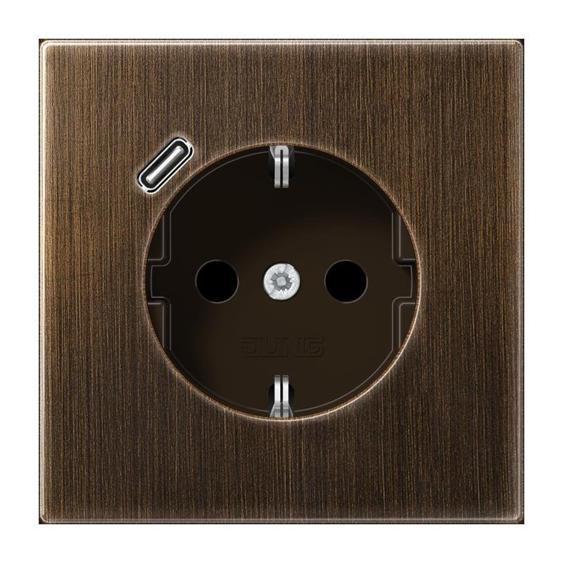 Jung - Steckdose SCHUKO Steckdose 16 A 250V ME 1520-18 C AT m. Berührungsschutz