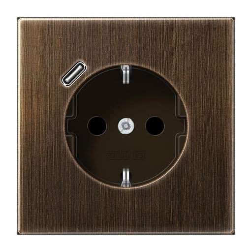 Jung - Steckdose SCHUKO Steckdose 16 A 250V ME 1520-18 C AT m. Berührungsschutz
