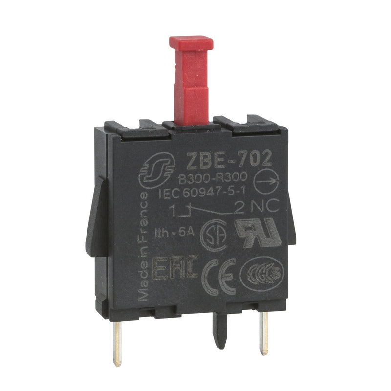 Schneider Electric - Hilfsschalterblock Hilfsschalter ZBE702 f.Printmontage − 10 Stück