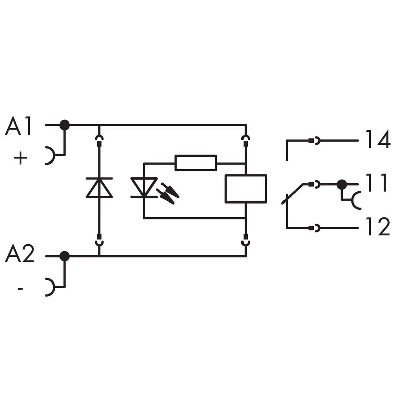 WAGO - Schaltrelais Relaismodul 788-391 DC 24 V,1 Wechsler